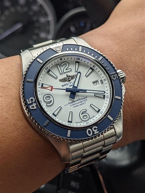 breitling oceanic for sale|Breitling superocean 42 white dial.